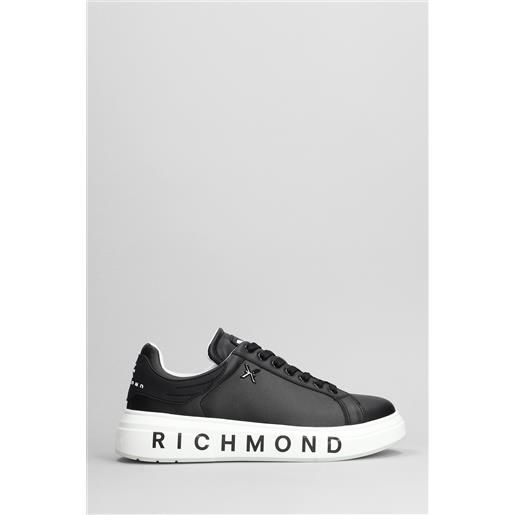 John Richmond sneakers in pelle nera