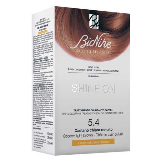Bionike shine on trattamento colorante capelli - 5.4 castano chiaro ramato - - Bionike - 922961065
