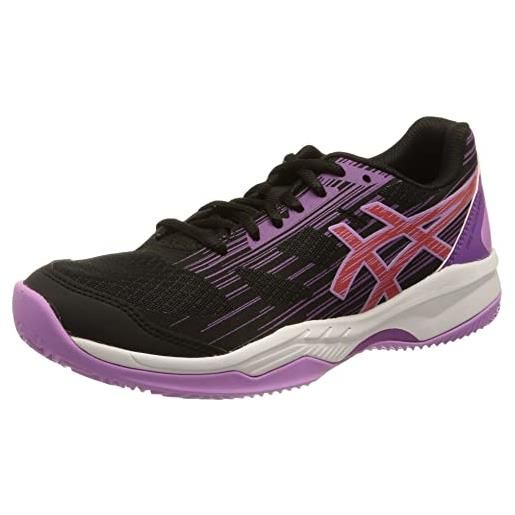 ASICS gel-padel exclusive 6, scarpe sportive donna, multicolore (black/lavender glow), 44 eu