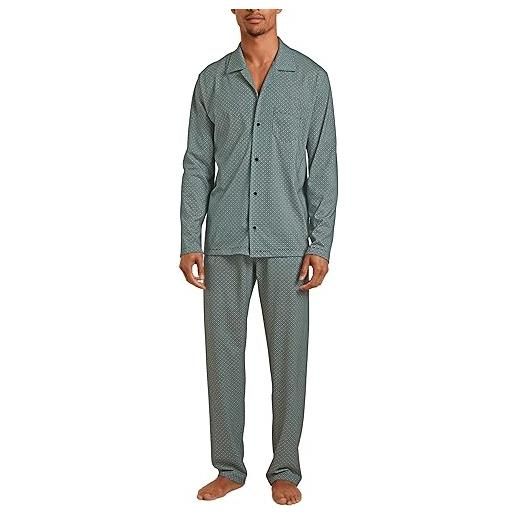 CALIDA relax imprint set di pigiama, tempest blue, standard uomo