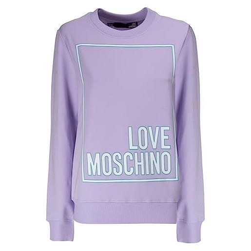 MOSCHINO LOVE love moschino lilac sweatshirt - lilla, 44