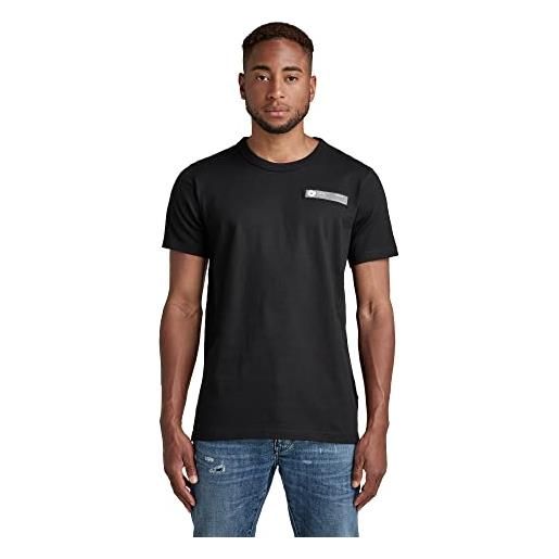 G-STAR RAW men's premium core 2.0 t-shirt, nero (dk black d21332-c336-6484), s