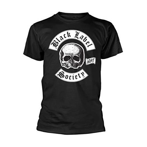 Tee Shack black label society black skull pocket ufficiale uomo maglietta unisex (x-large)