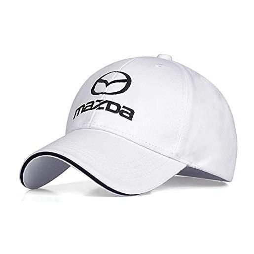 BAUFAS berretto da baseball berretto da snapback, per mazda 2 iv (xp21) 2022-2023 regolabile baseball cap con logo berretto da corsa decorazione, a
