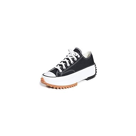 Converse sneakers run star hike ox donna, nero/bianco/gomma, 35 eu
