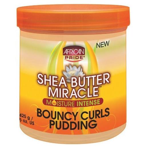 African Pride shea butter miracle bouncy curls pudding 450 ml (pack of 2) by African Pride