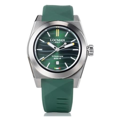 Locman orologio uomo nuovo stealth titanio verde