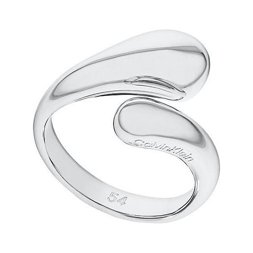 Calvin Klein anello donna gioielli Calvin Klein sculptural 35000192c