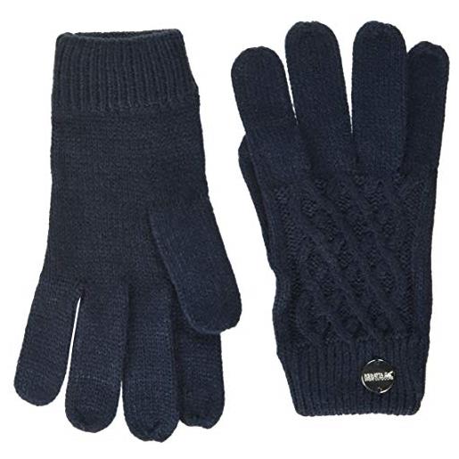 Regatta multimix. Glove iii acrylic diamond knit pattern gloves, guanti donna, marina militare, s/m