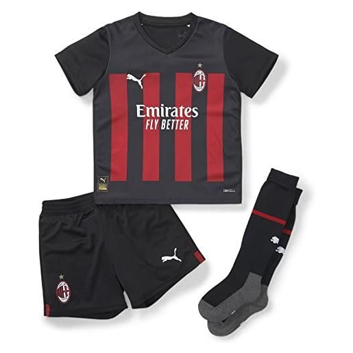 Milan stagione 2022/23 prima divisa ufficiale game-kit bambino