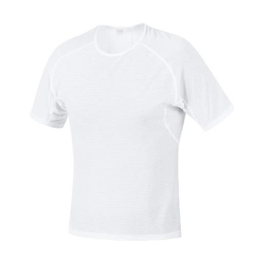 GORE WEAR m base layer shirt, maglia uomo, bianco, m