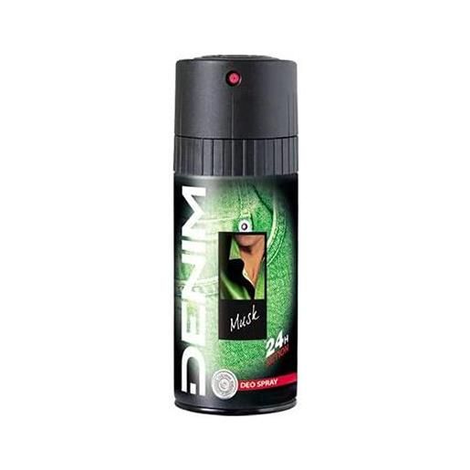 Denim set 12 denim deodorante spray 150ml musk cura e igiene del corpo