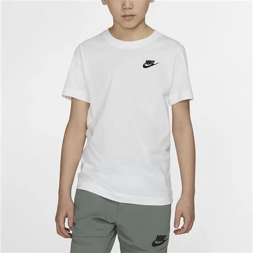 Nike t-shirt sportswear bianca da bambino