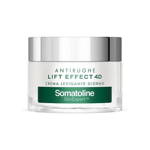 Somatoline SkinExpert, lift effect 4d crema giorno filler antirughe donna, trattamento viso anti-età, con acido ialuronico, 50ml