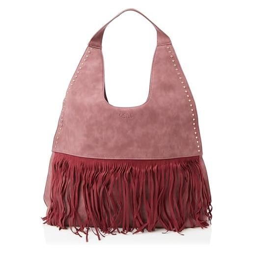 IDONY, hobo bag donna, colore: rosso
