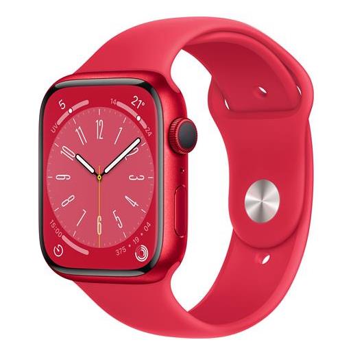 Apple watch series 8 oled 45 mm digitale 396 x 484 pixel touch screen rosso wi-fi gps (satellitare)