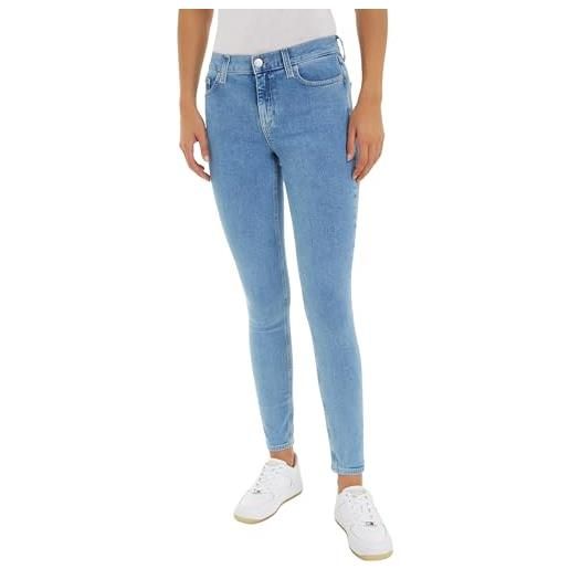 Tommy Jeans nora md skn cg4239 dw0dw16011 pantaloni di jeans, denim (denim medium), 27w / 30l donna