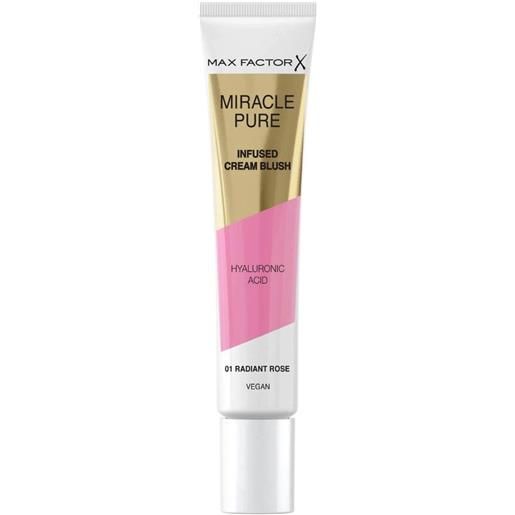 Amicafarmacia max factor blush in crema miracle pure 01 radiant rose