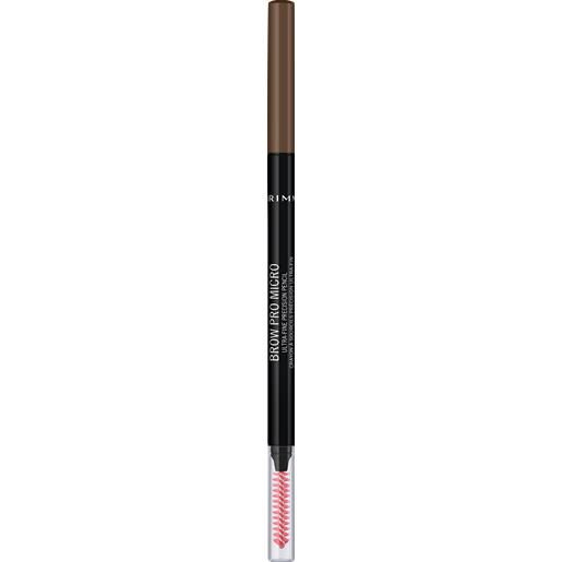 Rimmel matita sopracciglia brow pro microdefiner 002 soft brown Rimmel
