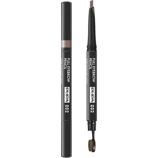 Micys Company Spa pupa full eyebrow pencil matita sopracciglia 002 brown micys company