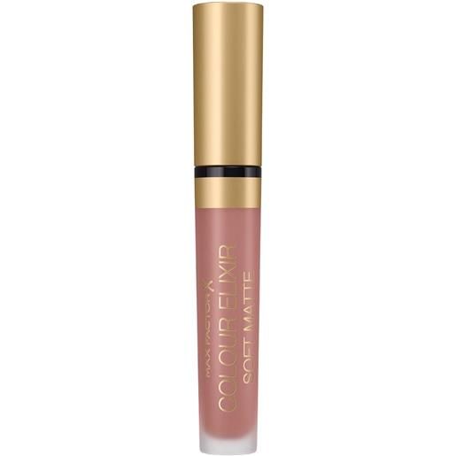 Max Factor colour elixir rossetto soft matte lipstick 4ml 005 sand cloud Max Factor