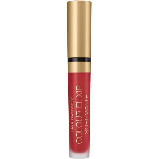 Max Factor colour elixir rossetto soft matte lipstick 4ml 030 crushed ruby Max Factor