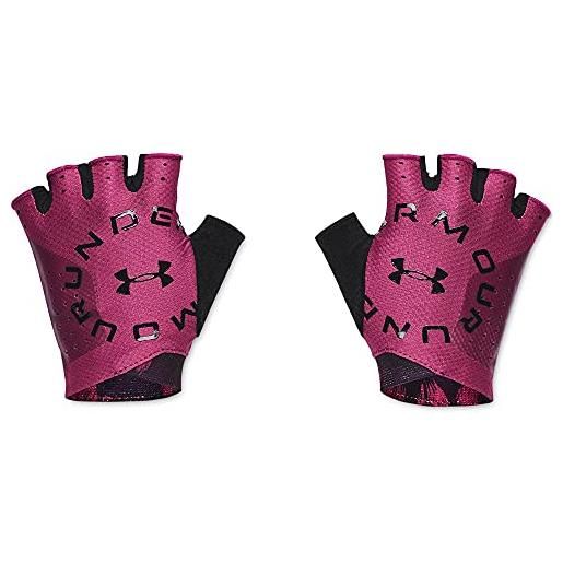 Under Armour 1356692-678_m guanti, rosa, m donna