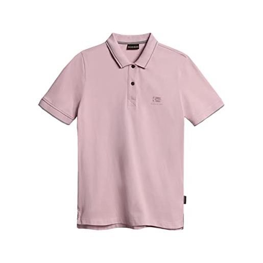 Napapijri pink cotton polo shirt xl