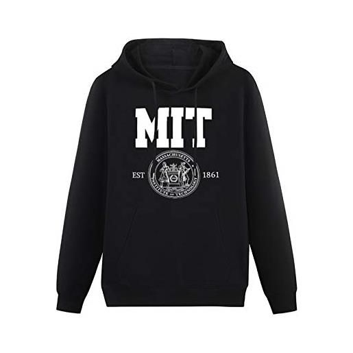 fggf pullover hoody massachusetts institute of technology mit logo long sleeve sweatshirts m