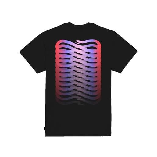 PROPAGANDA t-shirt ribs gradient nero - large