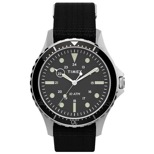 Timex orologio analogico al quarzo uomo con cinturino in tessile tw2t75600