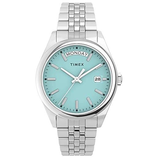 Timex orologio analogico al quarzo donna con cinturino in acciaio inossidabile tw2v68400