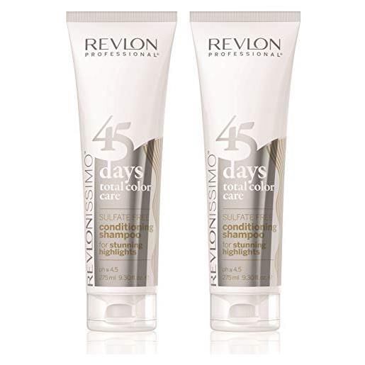 REVLON PROFESSIONAL revlon revlonissimo 45 days conditioning shampoo stunning highlights 275 ml