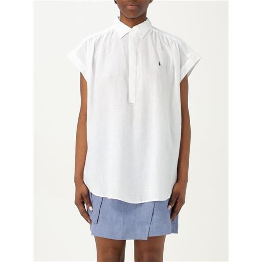 Polo Ralph Lauren camicia polo ralph lauren donna colore bianco