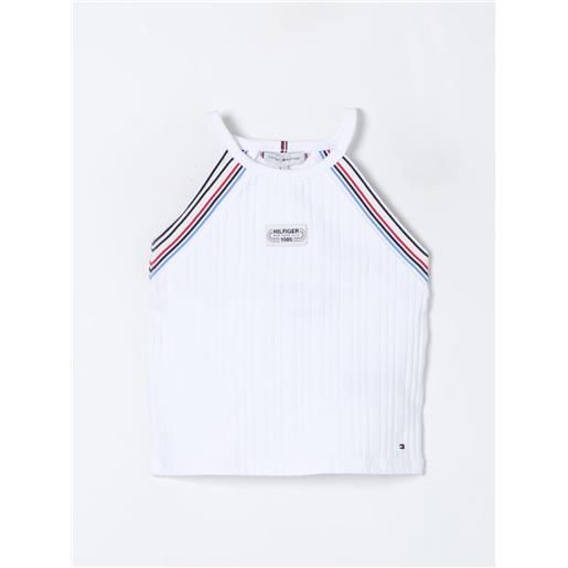 Tommy Hilfiger top tommy hilfiger bambino colore bianco