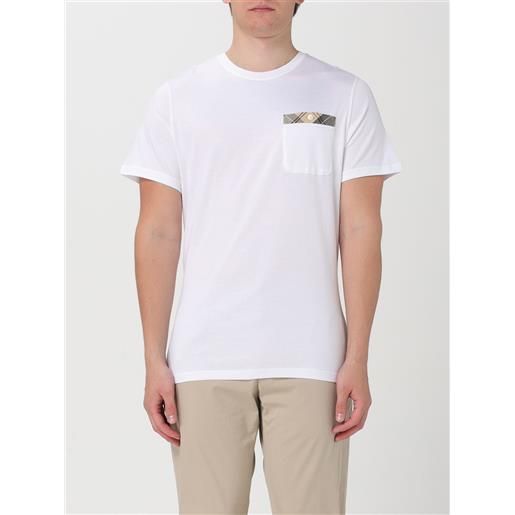 Barbour t-shirt Barbour in cotone con tasca a toppa
