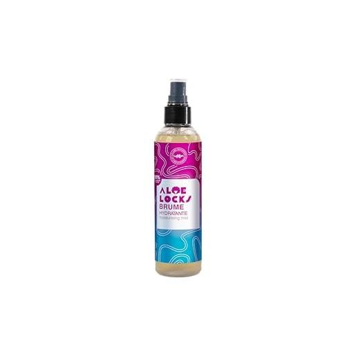 Shandrani easy pouss paris aloe locks moisturising and refreshing mist with natural ingredients to hydrate and refresh protective hairstyles, locks, braids twists and buns 250ml
