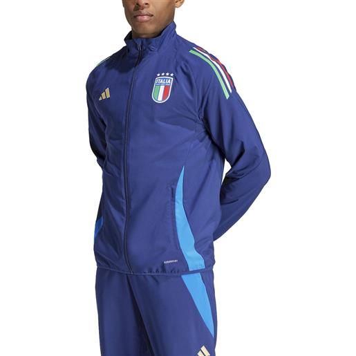 Italia italy figc adidas giacca tuta rappresentanza blu euro 2024 presentation iq2184