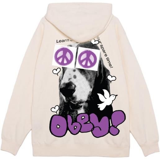 OBEY maglia peace eyes unbleached