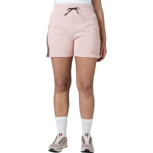 Rossignol - pantaloncini in cotone - w embroidery short powder pink per donne in cotone - taglia xs, s, m - rosa