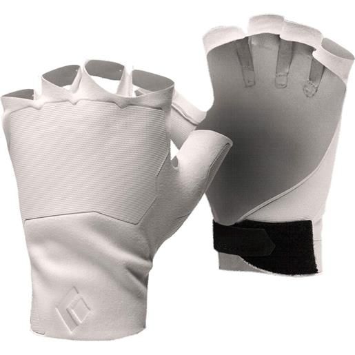 Black Diamond - guanti da arrampicata - crack gloves white in pelle - taglia l - bianco