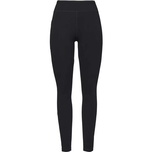 Black Diamond - leggings tecnici - w sessions tights black per donne - taglia xs, s, m, l - nero