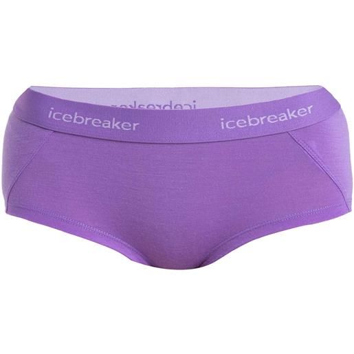 Icebreaker - pantaloncini tecnici in lana merino - women merino sprite hot pants magic per donne - taglia s, m, l - viola
