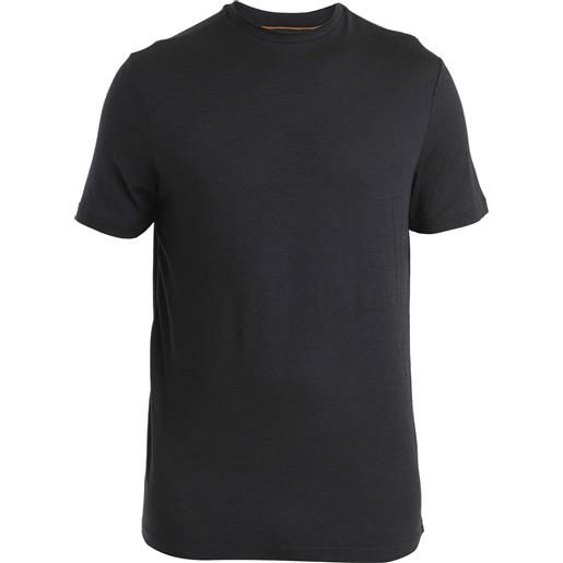 Icebreaker - t-shirt a maniche corte in lana merino - men merino 150 tech lite iii ss tee black per uomo - taglia s, m, l, xl - nero