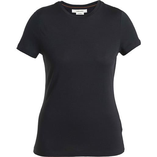 Icebreaker - t-shirt a maniche corte in lana merino - women merino 150 tech lite iii ss tee black per donne - taglia xs, s, m, l - nero