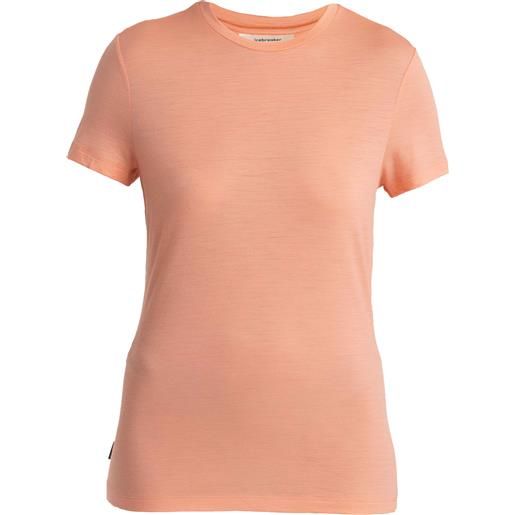 Icebreaker - t-shirt a maniche corte in lana merino - women merino 150 tech lite iii ss tee glow per donne - taglia xs, s, m, l - rosa
