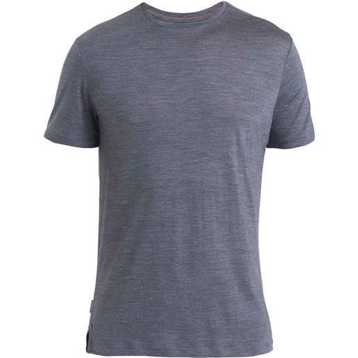 Icebreaker - t-shirt a maniche corte leggera e traspirante - men merino 125 cool-lite sphere iii ss tee dawn hthr per uomo - taglia s, m, l, xl - grigio