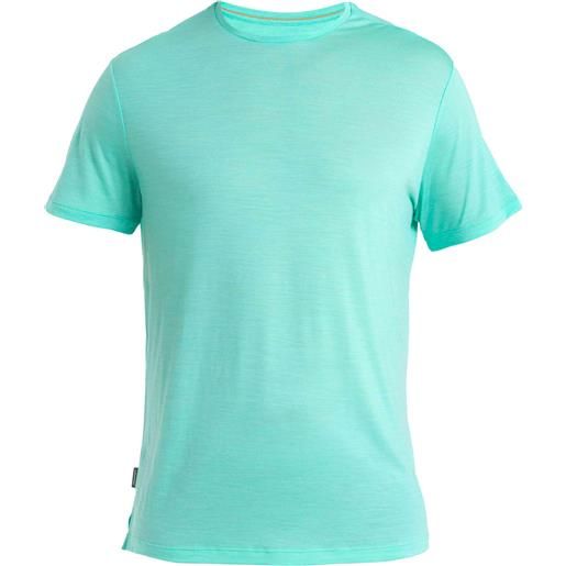 Icebreaker - t-shirt a maniche corte leggera e traspirante - men merino 125 cool-lite sphere iii ss tee aura per uomo - taglia s, m, l, xl - verde