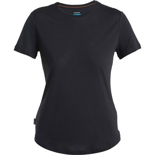 Icebreaker - maglietta a maniche corte leggera e traspirante - women merino 125 cool-lite sphere iii ss tee black per donne - taglia xs, s, m, l - nero