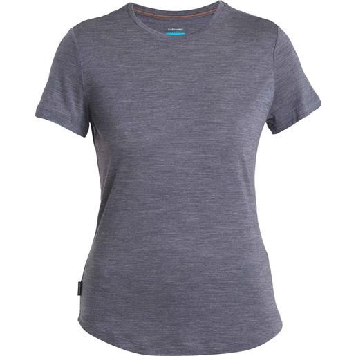 Icebreaker - maglietta a maniche corte leggera e traspirante - women merino 125 cool-lite sphere iii ss tee midnight navy hthr per donne - taglia xs, s, m, l - blu navy